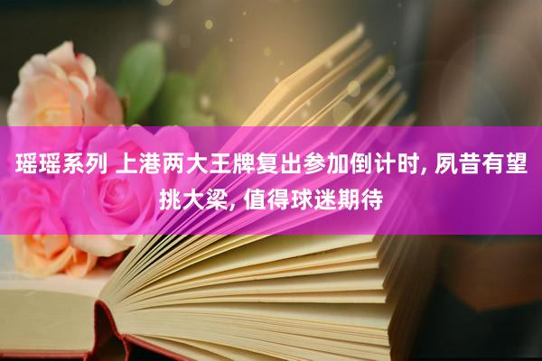 瑶瑶系列 上港两大王牌复出参加倒计时， 夙昔有望挑大梁， 值得球迷期待